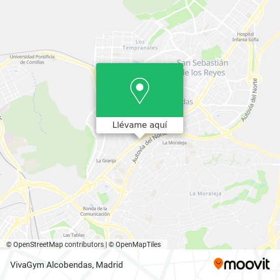 Mapa VivaGym Alcobendas