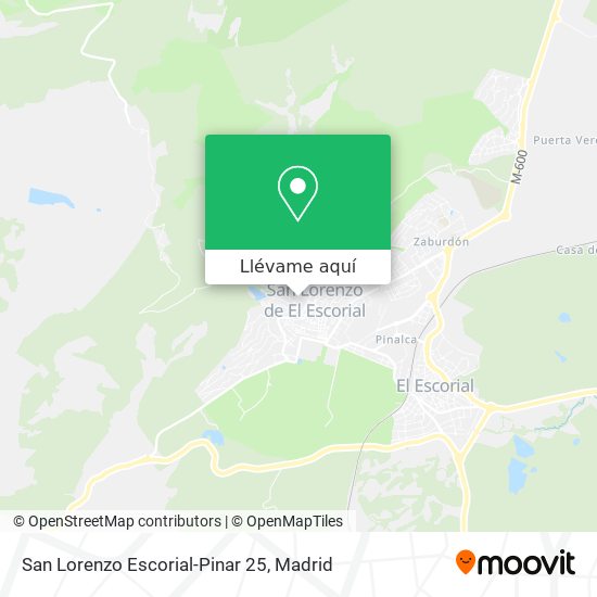 Mapa San Lorenzo Escorial-Pinar 25