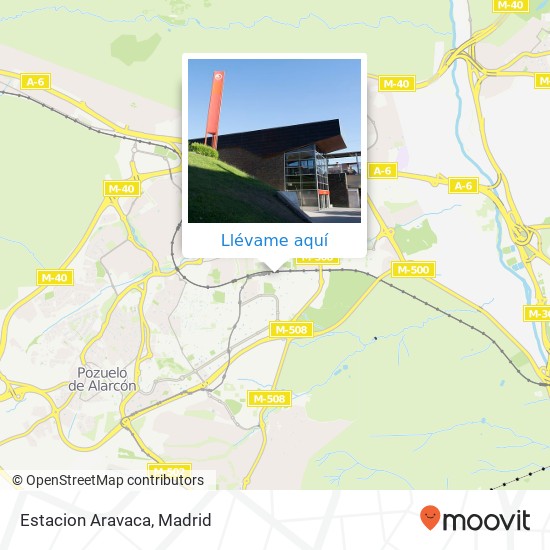 Mapa Estacion Aravaca