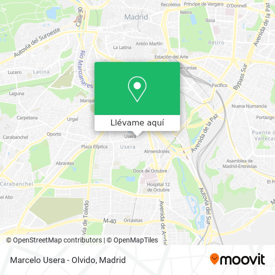 Mapa Marcelo Usera - Olvido