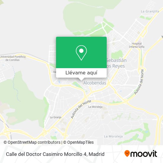 Mapa Calle del Doctor Casimiro Morcillo 4