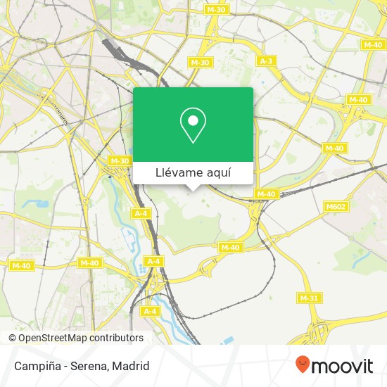 Mapa Campiña - Serena