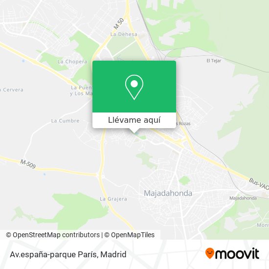 Mapa Av.españa-parque París