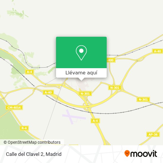 Mapa Calle del Clavel 2