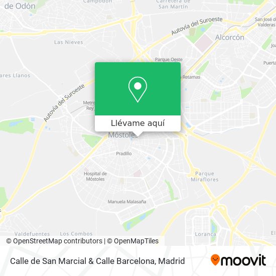 Mapa Calle de San Marcial & Calle Barcelona