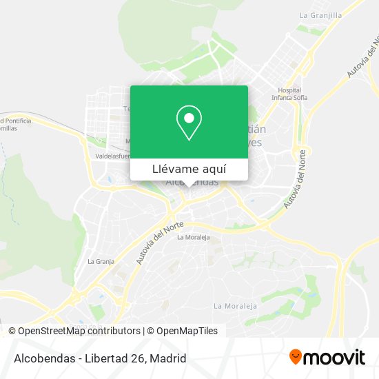 Mapa Alcobendas - Libertad 26