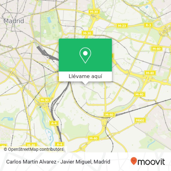 Mapa Carlos Martin Alvarez - Javier Miguel