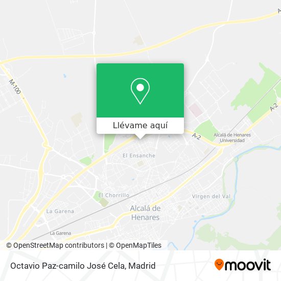 Mapa Octavio Paz-camilo José Cela