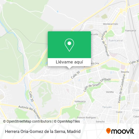 Mapa Herrera Oria-Gomez de la Serna