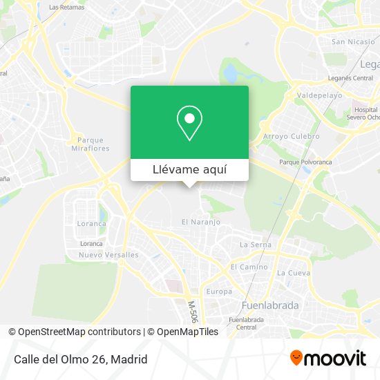 Mapa Calle del Olmo 26