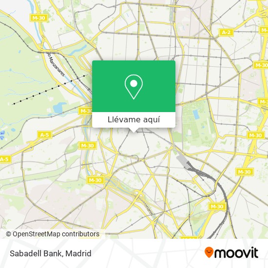 Mapa Sabadell Bank