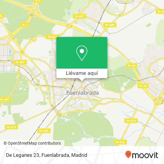 Mapa De Leganes 23, Fuenlabrada