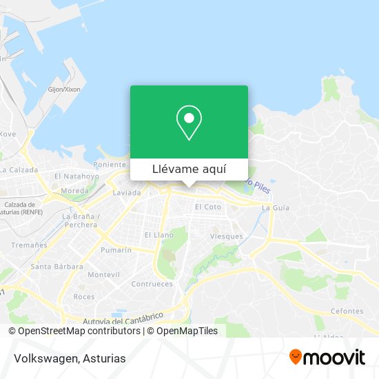 Mapa Volkswagen