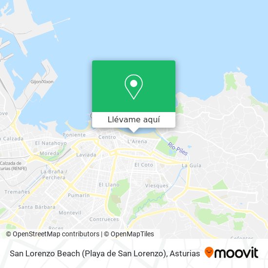 Mapa San Lorenzo Beach (Playa de San Lorenzo)