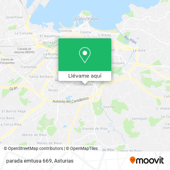 Mapa parada emtusa 669