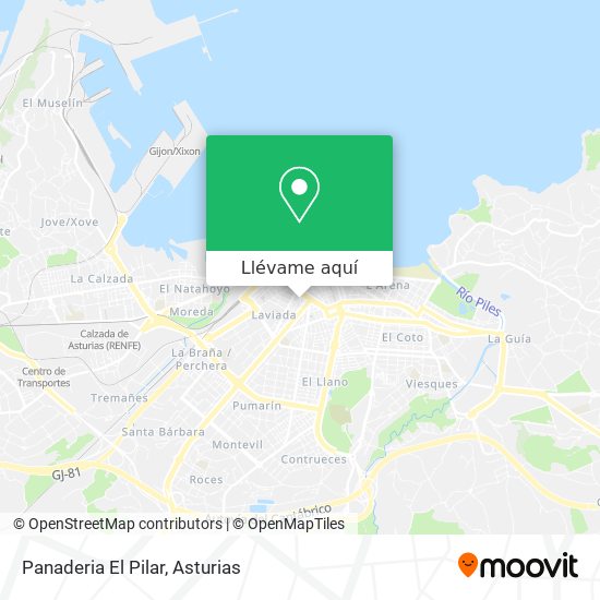 Mapa Panaderia El Pilar