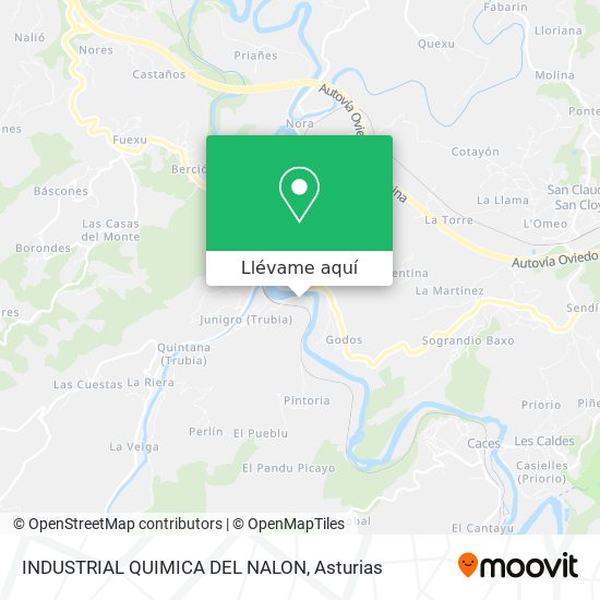 Mapa INDUSTRIAL QUIMICA DEL NALON