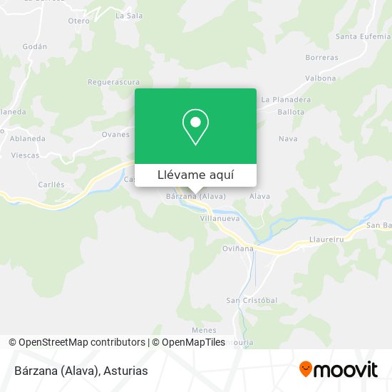 Mapa Bárzana (Alava)