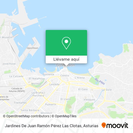 Mapa Jardines De Juan Ramón Pérez Las Clotas