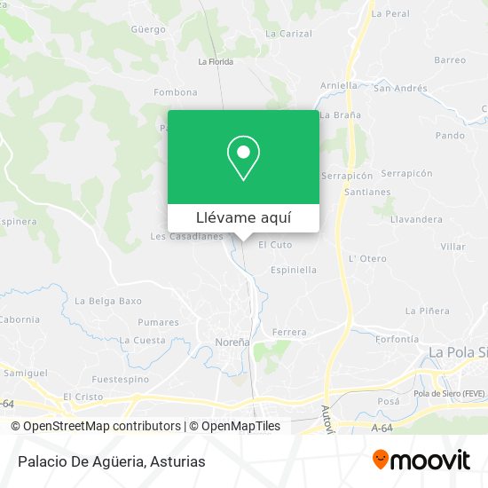 Mapa Palacio De Agüeria