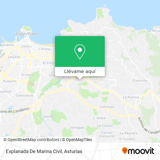 Mapa Explanada De Marina Civil