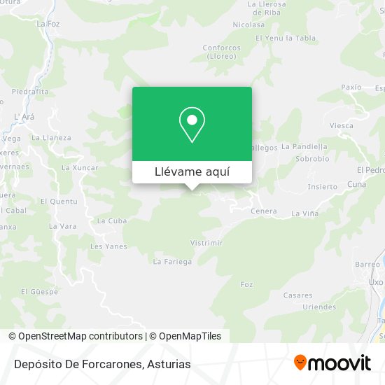 Mapa Depósito De Forcarones