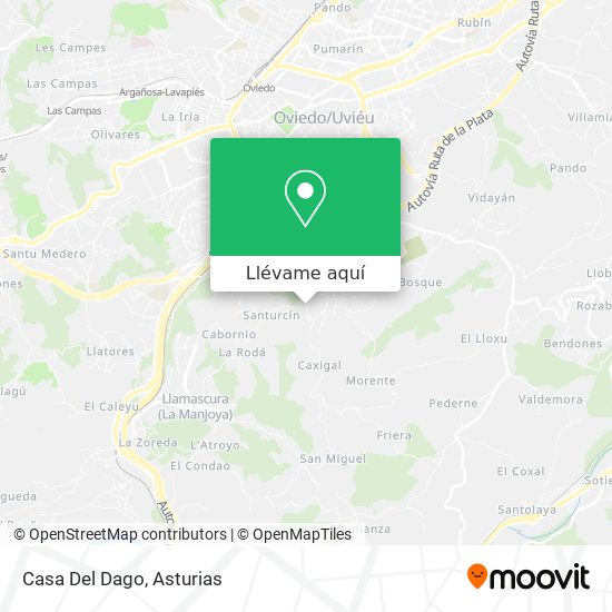 Mapa Casa Del Dago