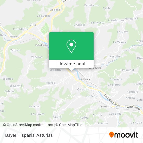 Mapa Bayer Hispania