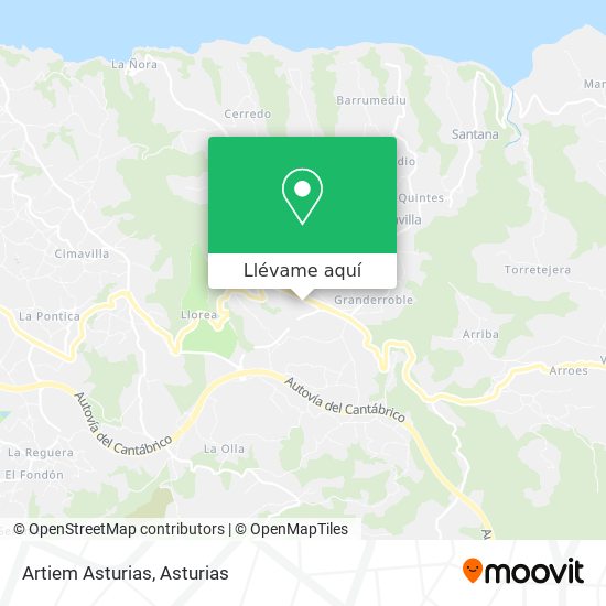 Mapa Artiem Asturias