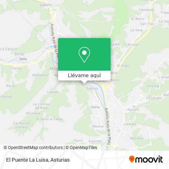Mapa El Puente La Luisa