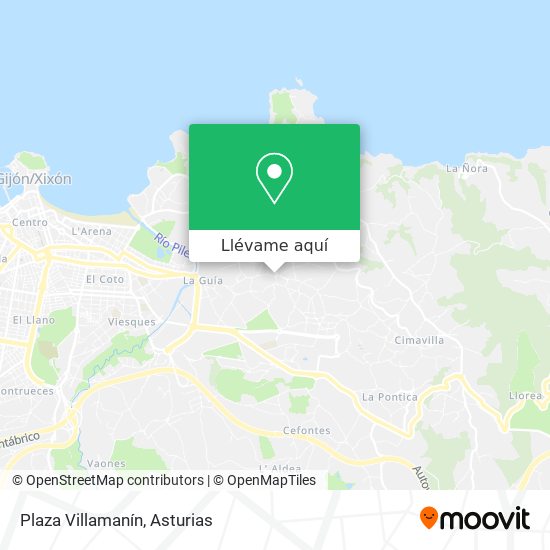 Mapa Plaza Villamanín