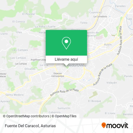 Mapa Fuente Del Caracol