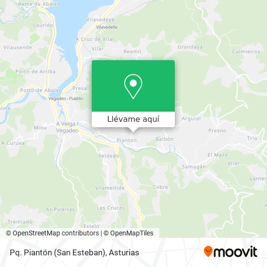 Mapa Pq. Piantón (San Esteban)