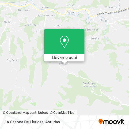 Mapa La Casona De Llerices
