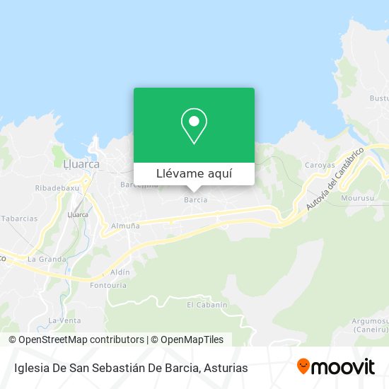Mapa Iglesia De San Sebastián De Barcia