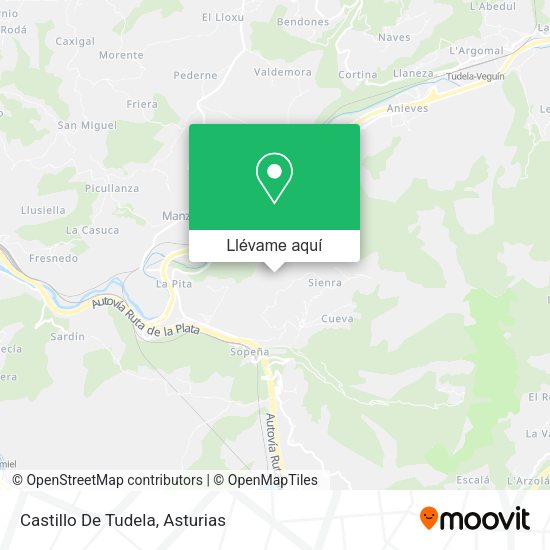 Mapa Castillo De Tudela