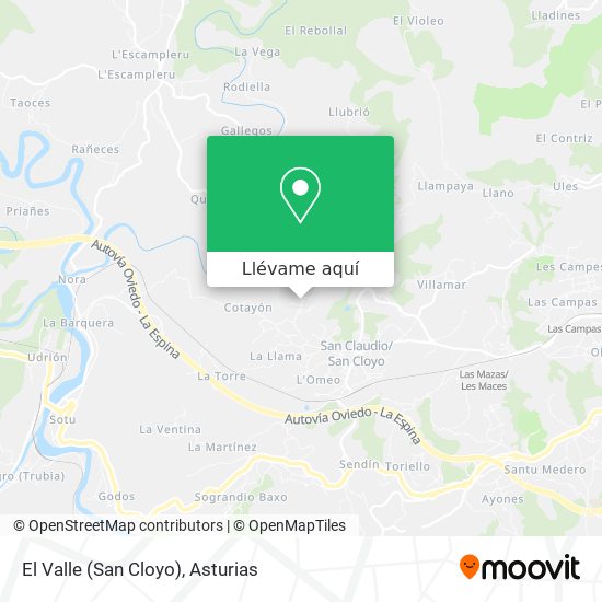 Mapa El Valle (San Cloyo)