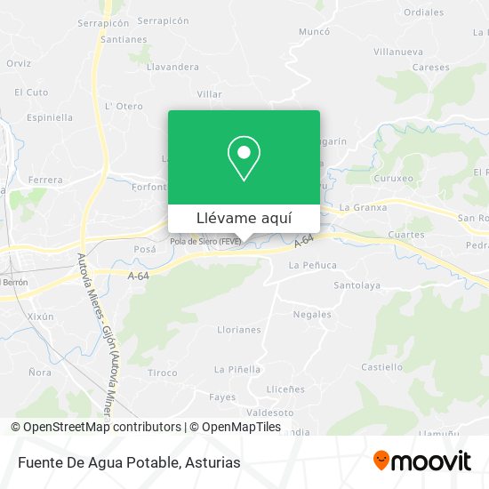 Mapa Fuente De Agua Potable