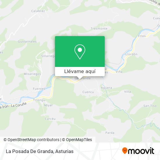 Mapa La Posada De Granda