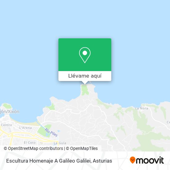 Mapa Escultura Homenaje A Galileo Galilei