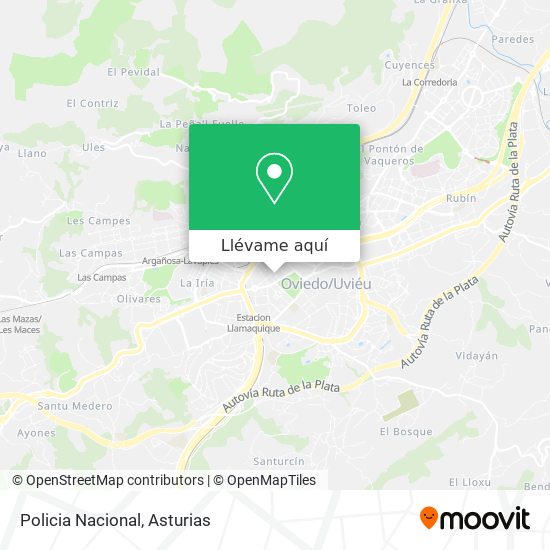 Mapa Policia Nacional