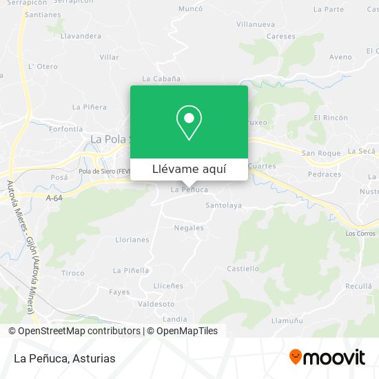 Mapa La Peñuca