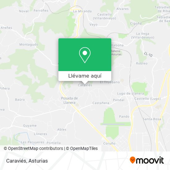 Mapa Caraviés