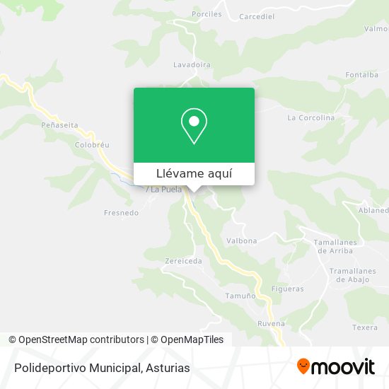 Mapa Polideportivo Municipal