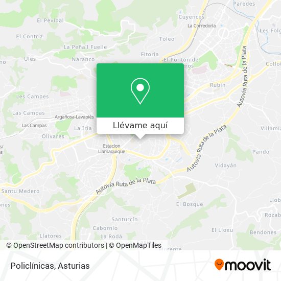 Mapa Policlínicas