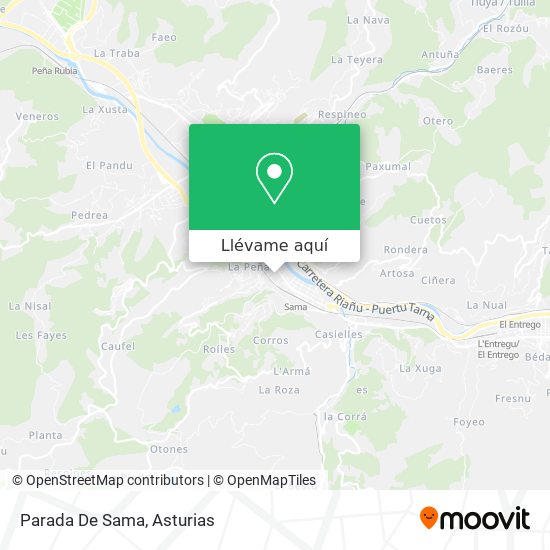 Mapa Parada De Sama