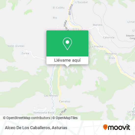 Mapa Alceo De Los Caballeros
