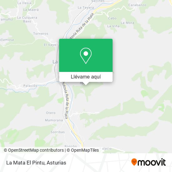 Mapa La Mata El Pintu