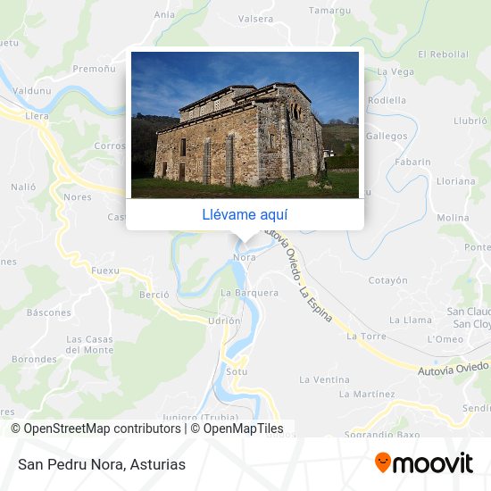 Mapa San Pedru Nora