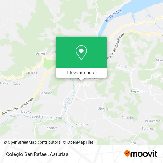 Mapa Colegio San Rafael